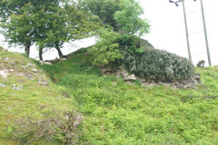 
The back wall of the forge, Garnddyrys Forge, June 2009